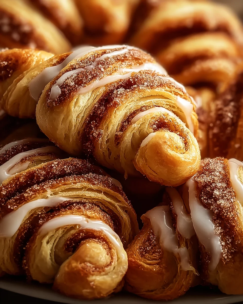 Warm Cinnamon Crescent Twists