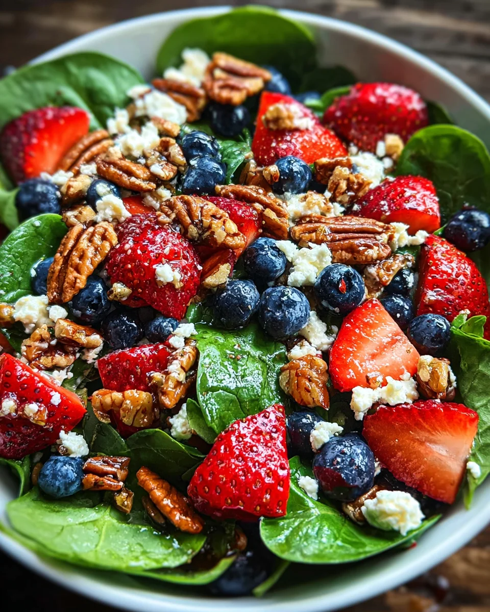 15-Minute Strawberry Spinach Salad