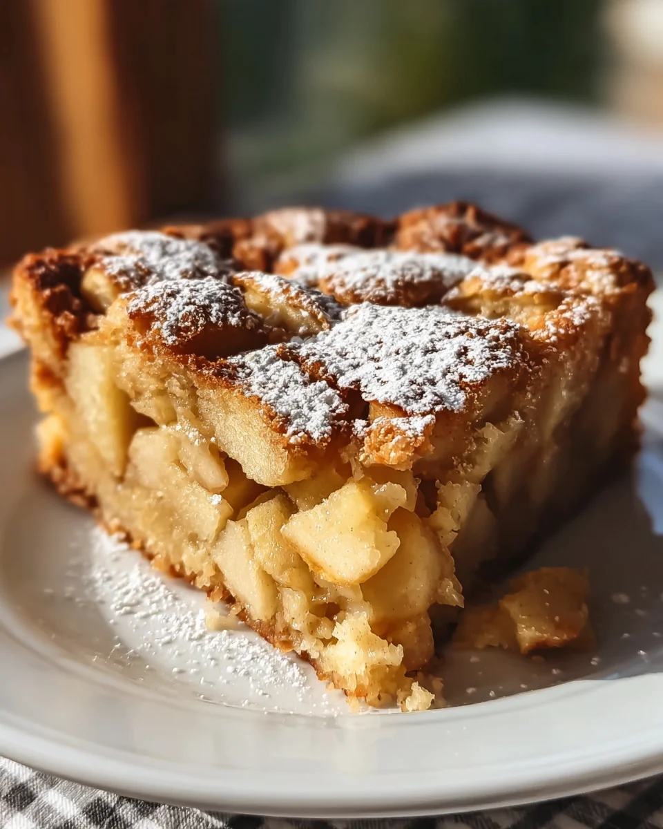 3 Ingredient Apple Cake