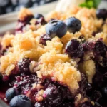 4 Ingredient Blueberry Cobbler