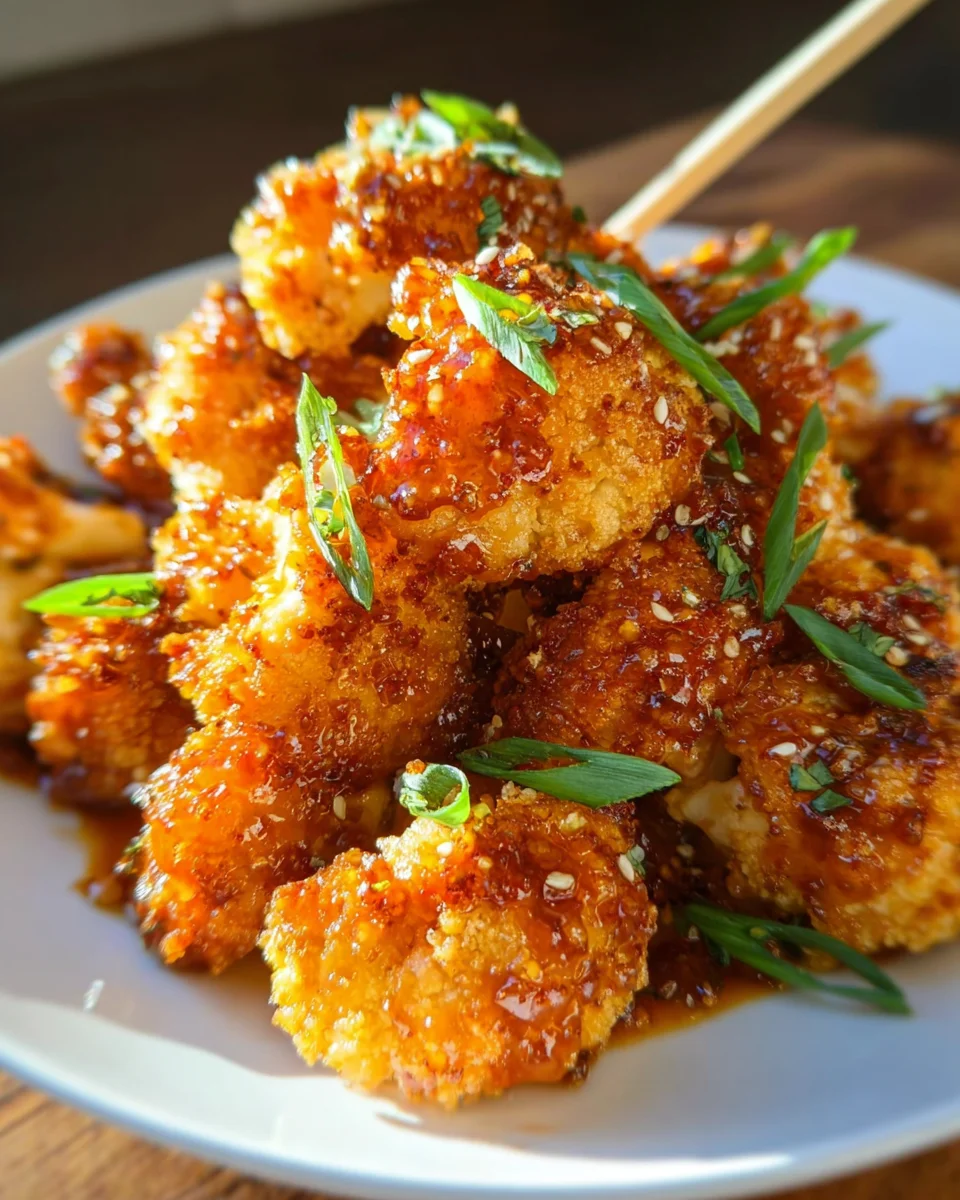Baked Orange Cauliflower