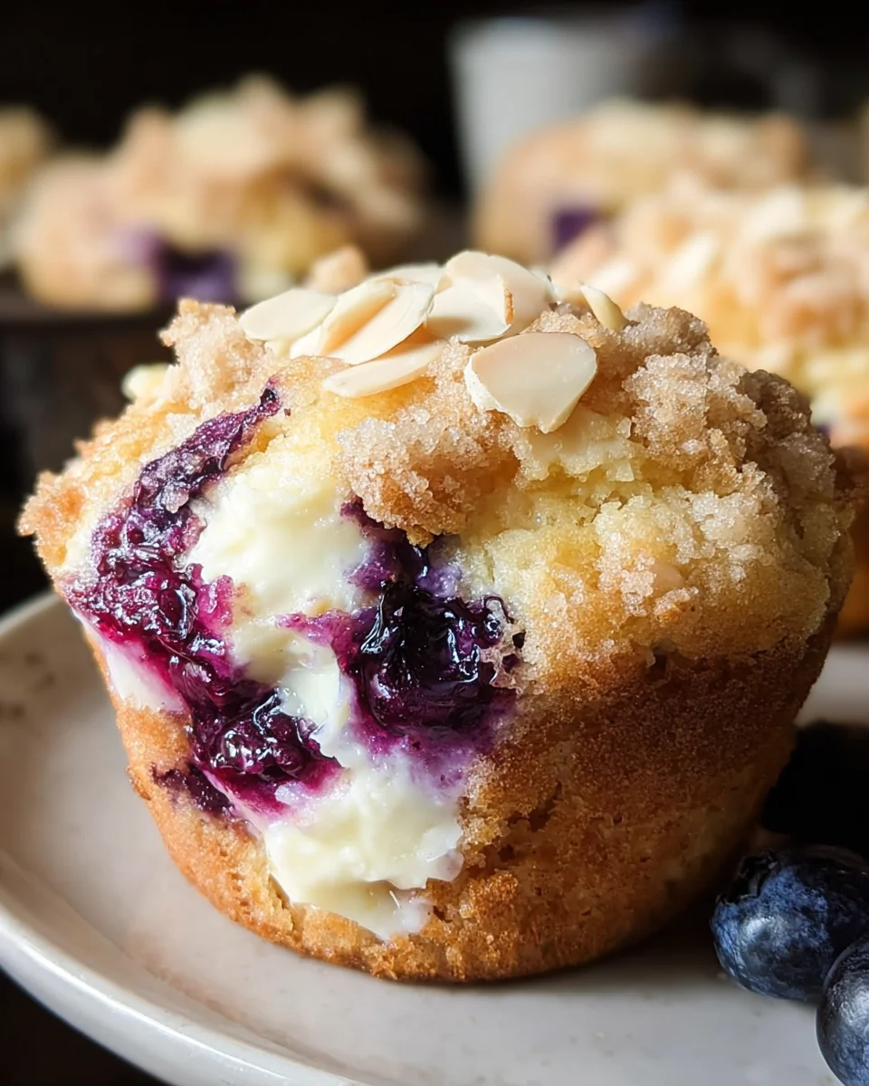 Blueberry Cream Cheese Muffins