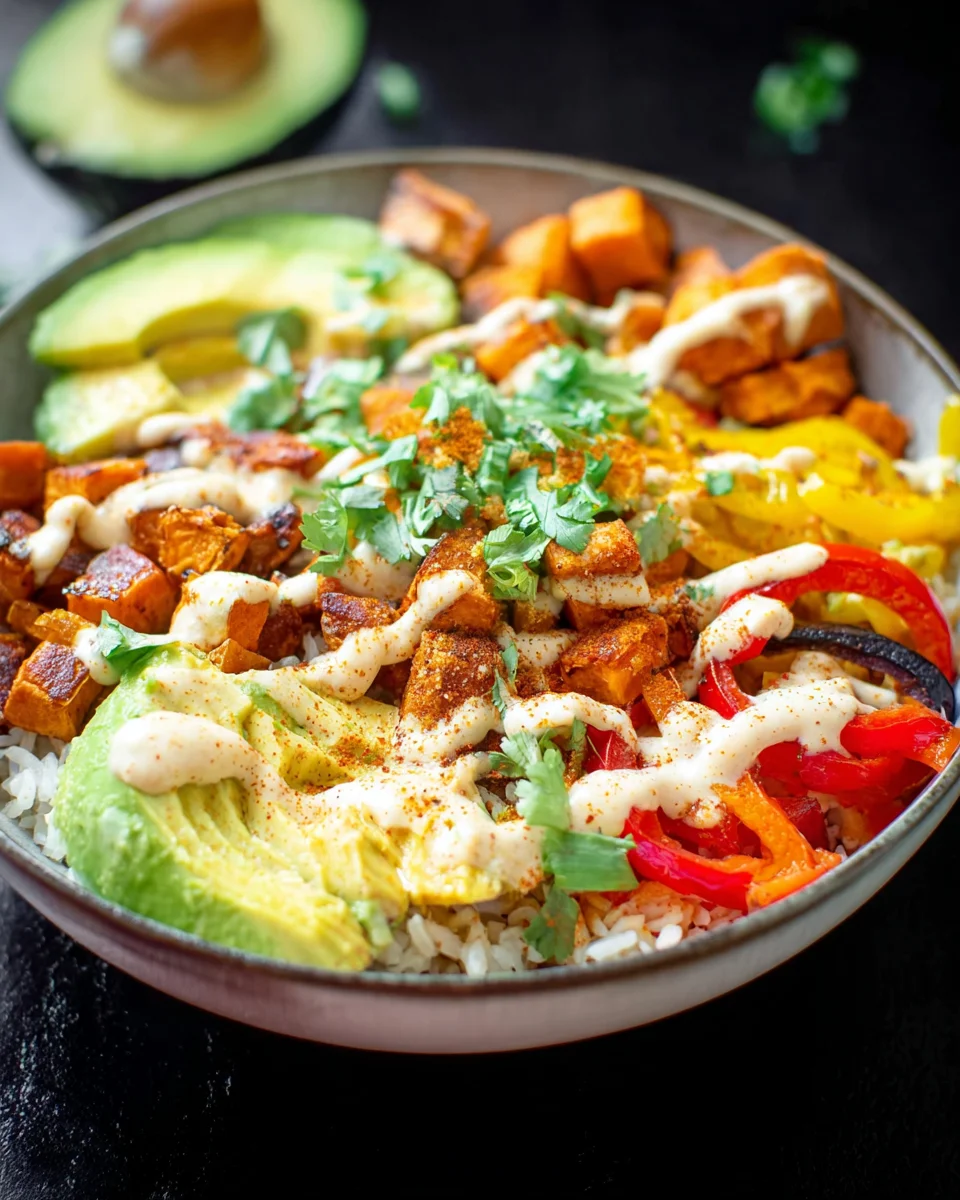 Cajun Sweet Potato Rice Bowl