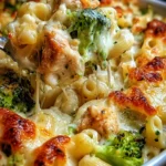 Chicken and Broccoli Alfredo Bake