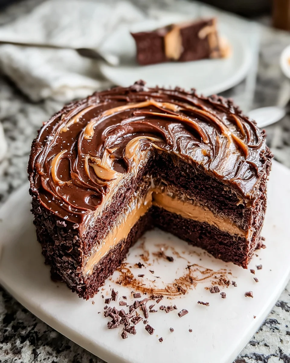 Chocolate Dulce de Leche Cake