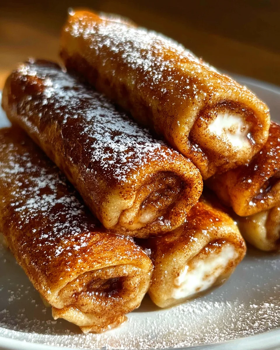 Cinnamon Roll French Toast Roll-Ups