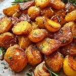 Crispy Roast Potatoes with Rosemary and Garlic - Whole30