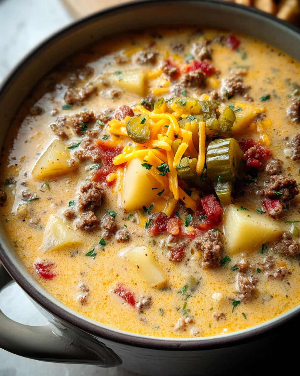 Easy Cheeseburger Soup 27 Easy