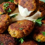 Easy Lentil Patties (with Lemon Tahini Dip) 22 Easy Lentil Patties (with Lemon Tahini Dip)