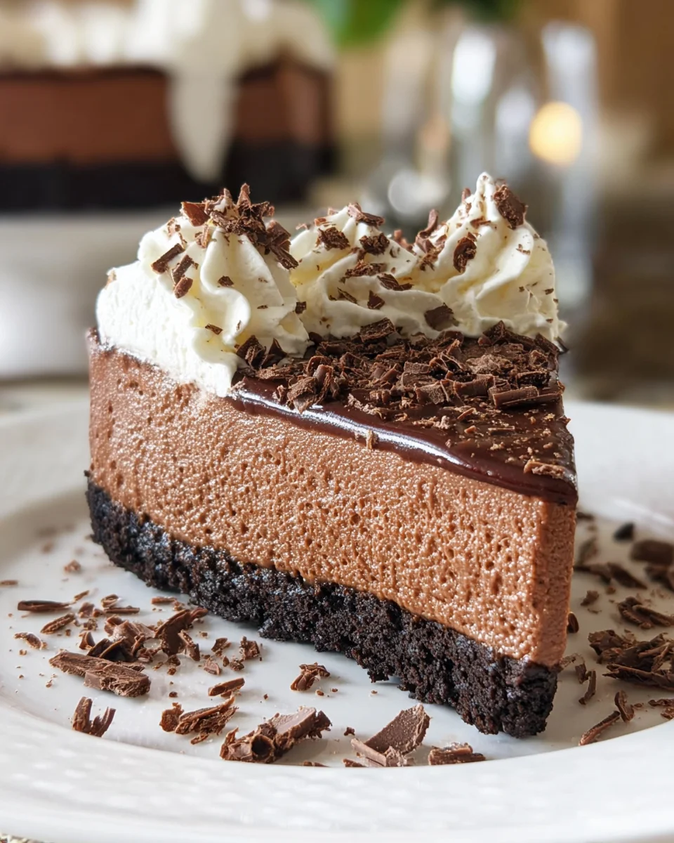 Easy No Bake Chocolate Cheesecake 19 Easy
