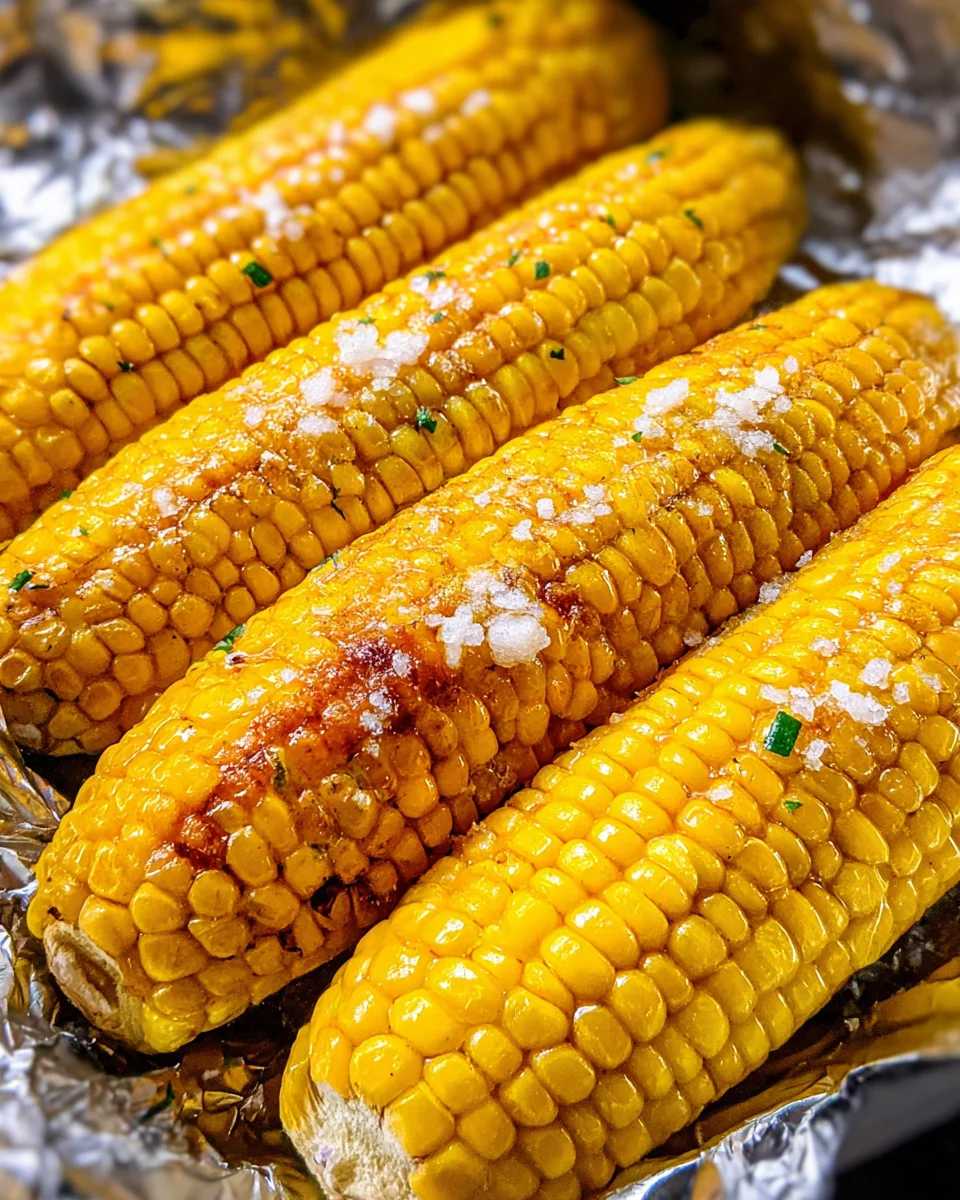 Grilled Corn on the Cob in Foil