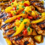 Grilled Mango Pineapple Chicken 19 Grilled Mango Pineapple Chicken