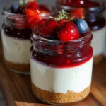High Protein Cheesecake Jars