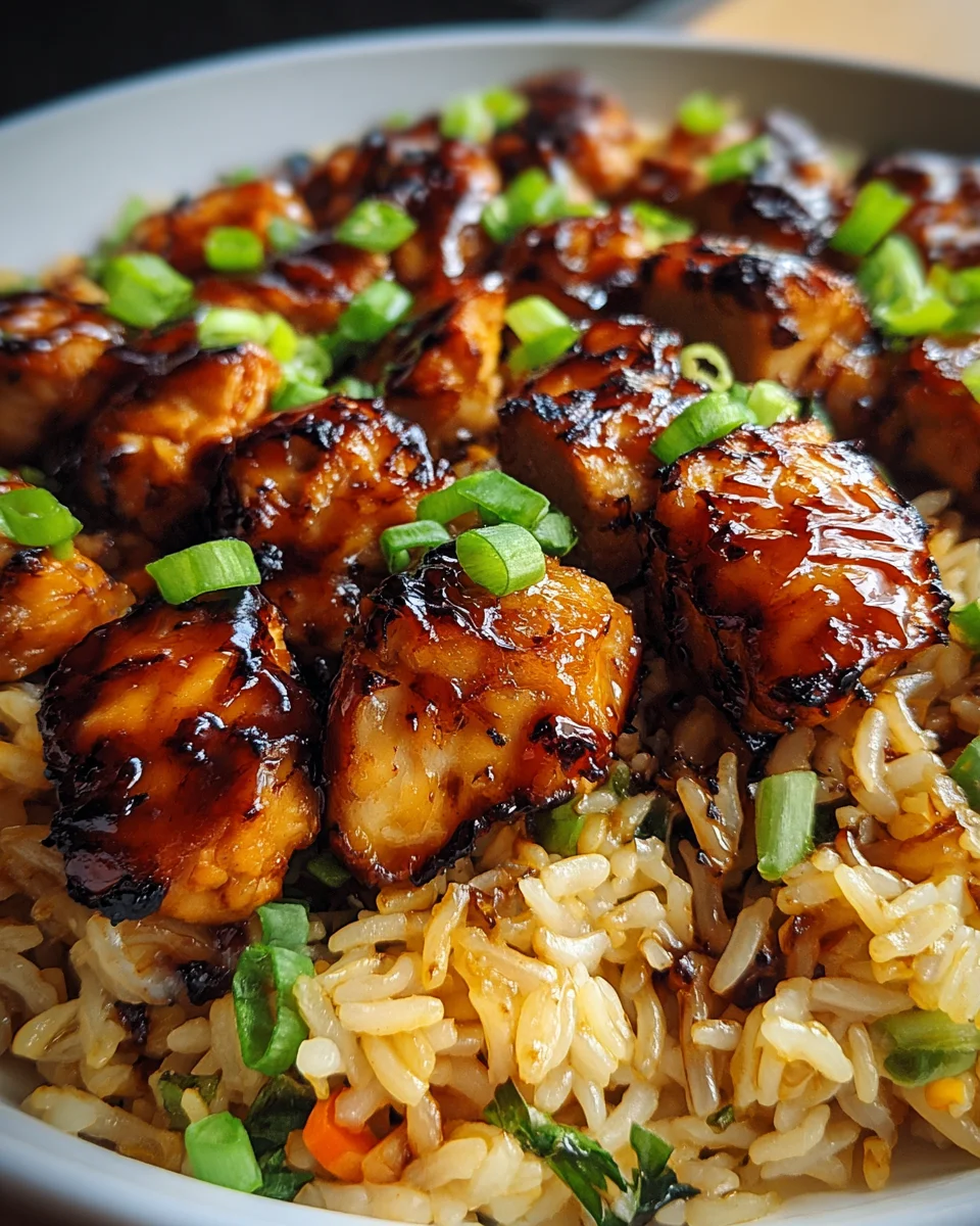 Honey BBQ Chicken Rice