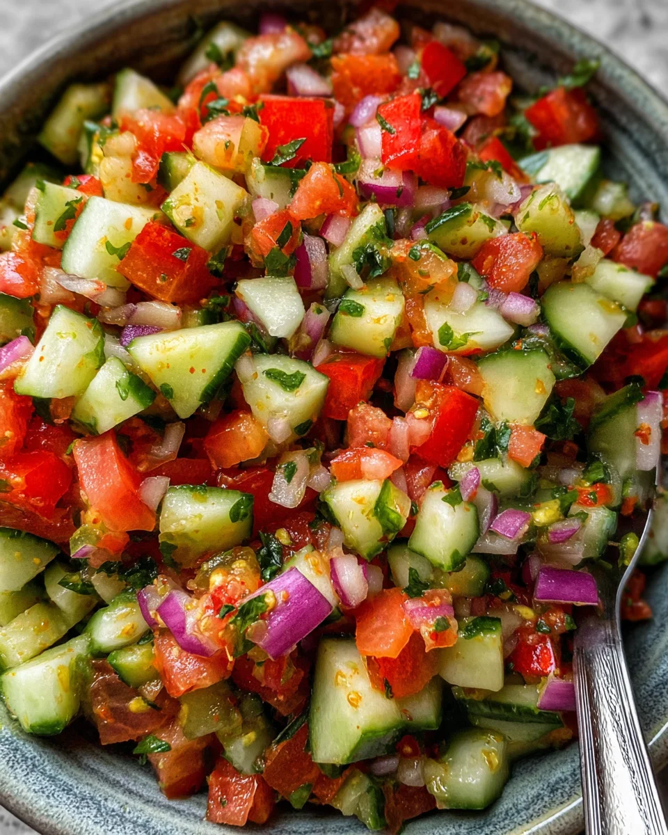 Indian Kachumber Salad