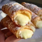 Italian Cream Stuffed Cannoncini