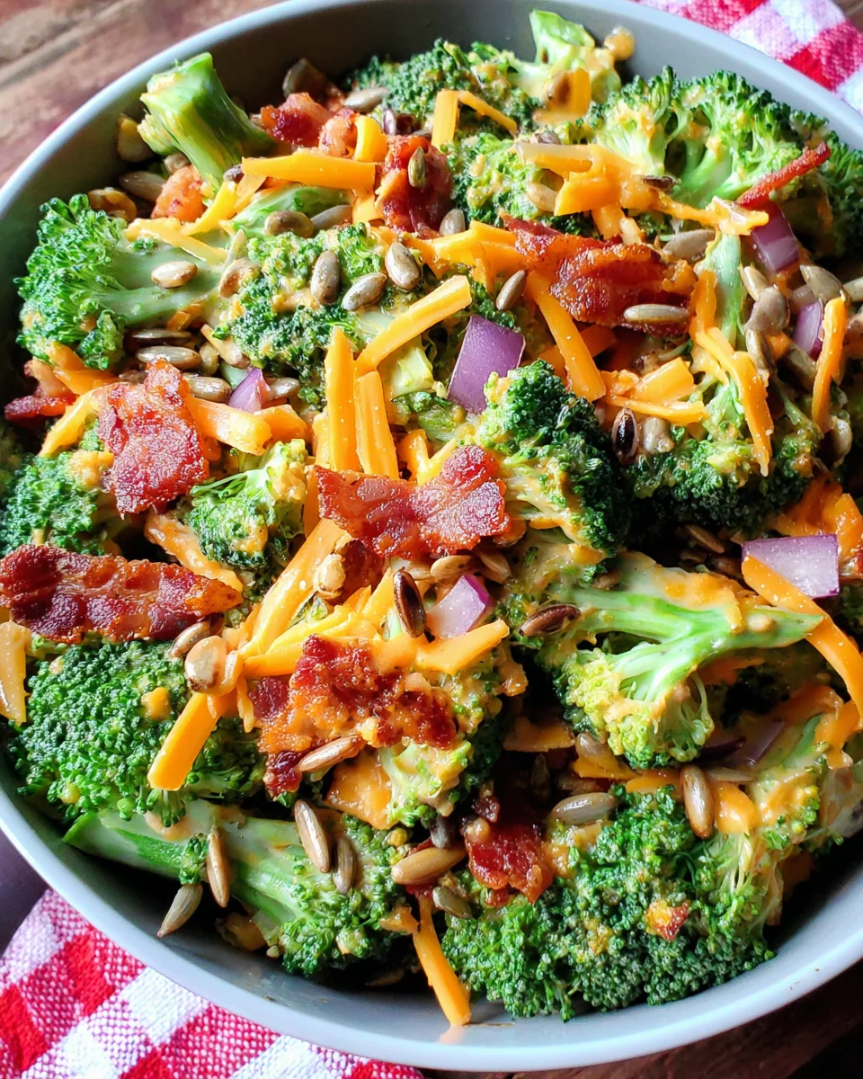 Keto Broccoli Salad Recipe