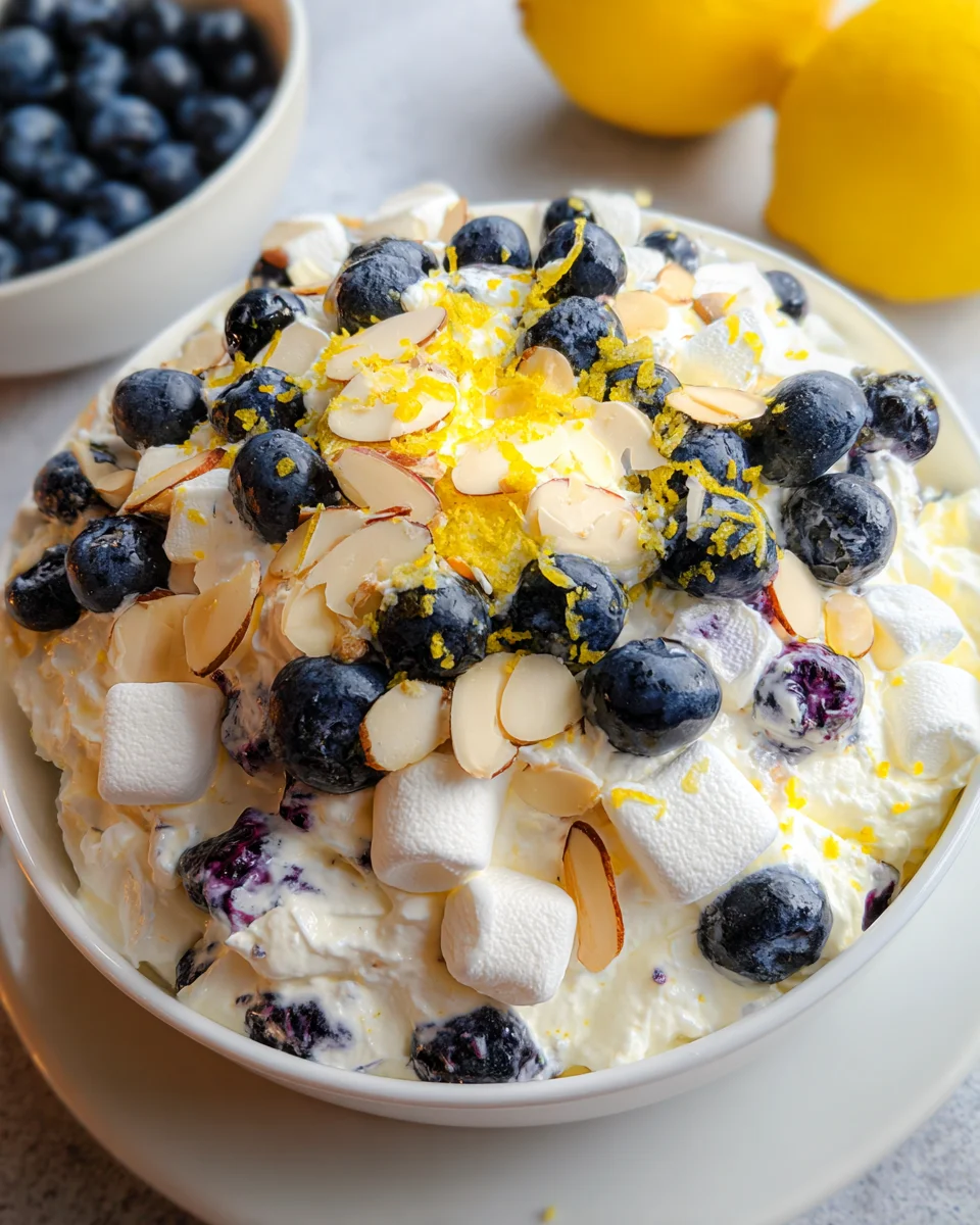 Lemon Blueberry Fluff
