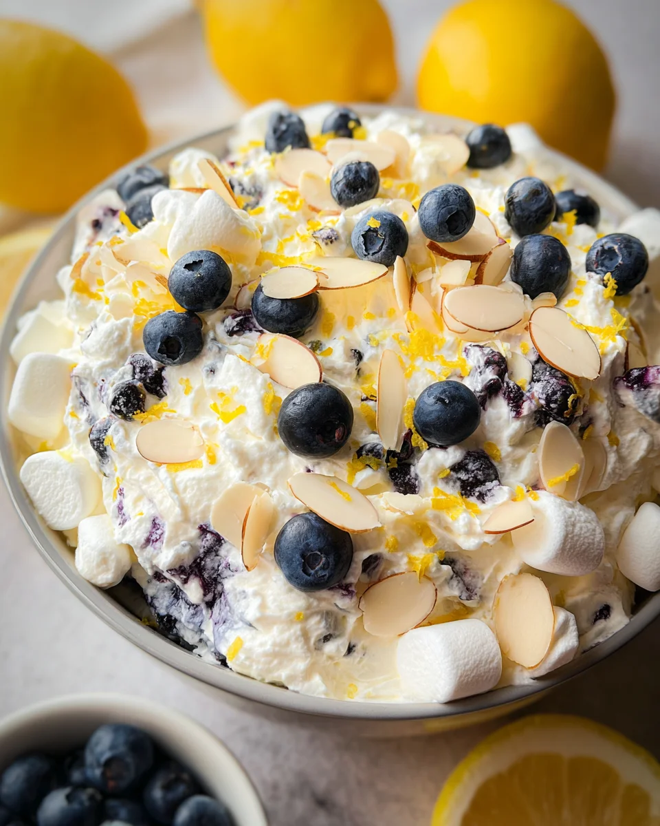 Lemon Blueberry Fluff 19 Lemon