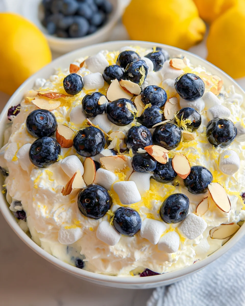 Lemon Blueberry Fluff 20 Lemon