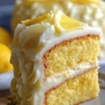 Lemon Velvet Cake with Lemon Cream Cheese Frosting