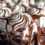 Marshmallow Chocolate Poke Cake
