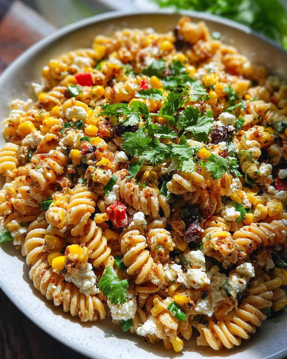 Mexican Street Corn Pasta Salad
