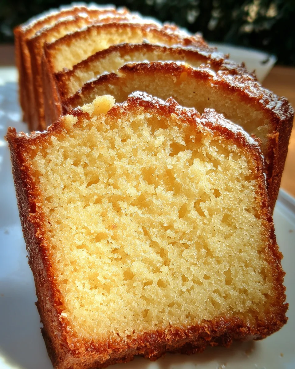Moist Vanilla Pound