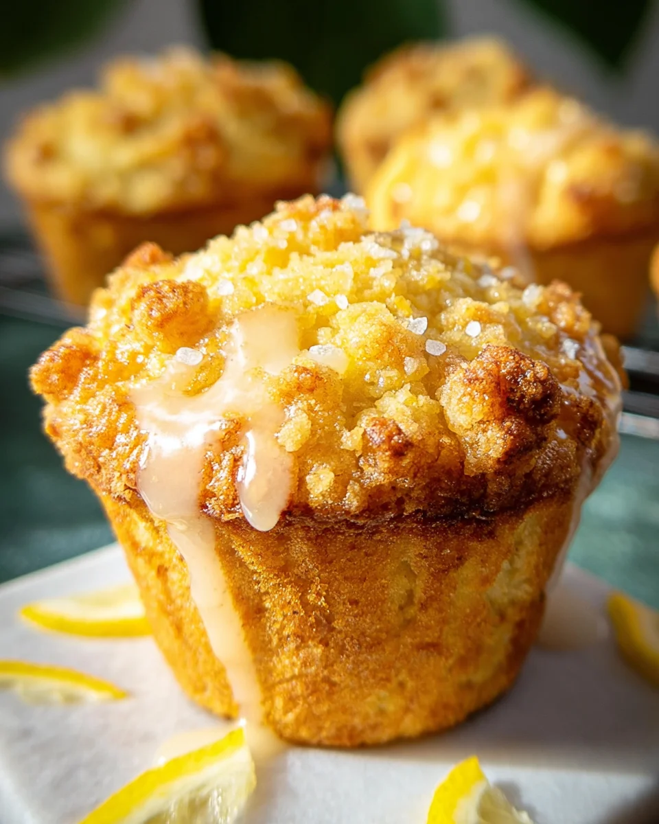 Moist Vegan Lemon Muffins