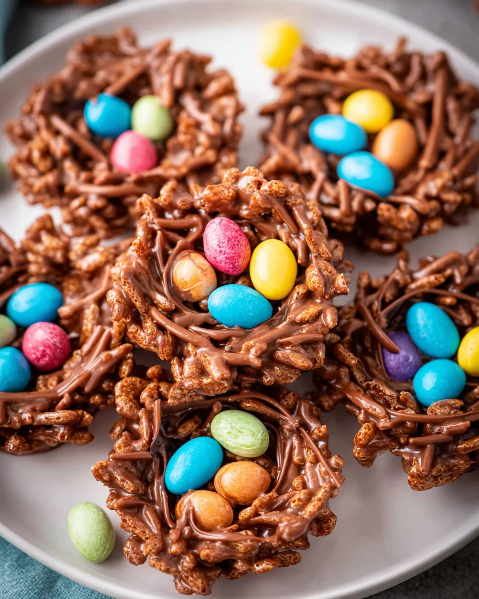 No-Bake Chocolate Bird Nests 16 No-Bake