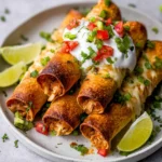 Oven Baked Chicken Taquitos Recipe