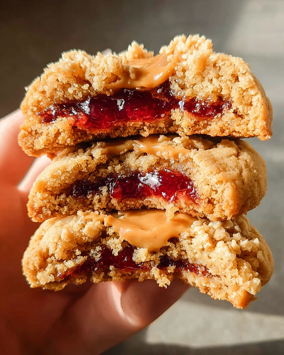 PB&J Stuffed Cookies 24 PB&J