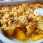 Peach Cobbler with Cake Mix