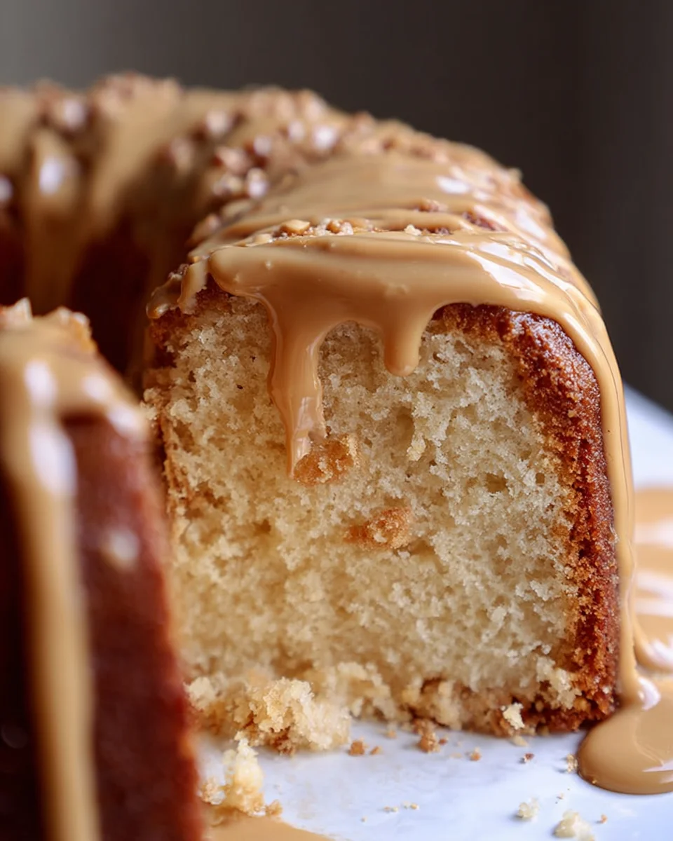 Peanut Butter Cream Pound Cake