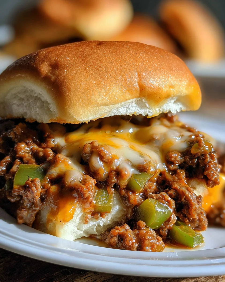 Philly Cheesesteak Sloppy Joes Recipe