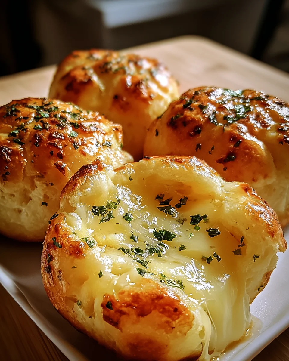 Pillsbury Biscuit Garlic Butter Cheese Bombs
