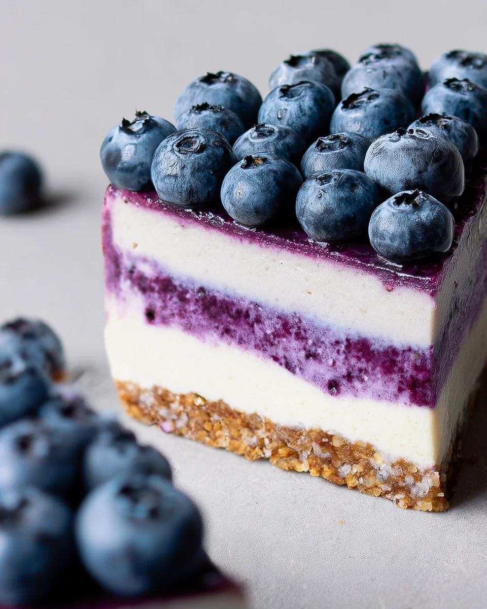 Raw Vegan Blueberry Cheesecake 21 Raw