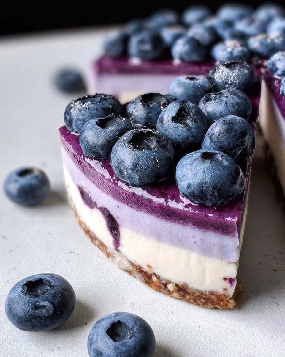 Raw Vegan Blueberry Cheesecake 22 Raw