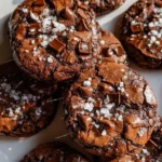 Salted Brownie Cookies