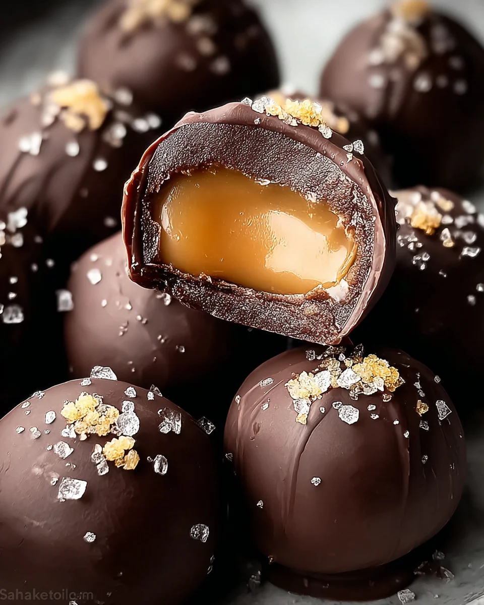 Salted Caramel Truffles