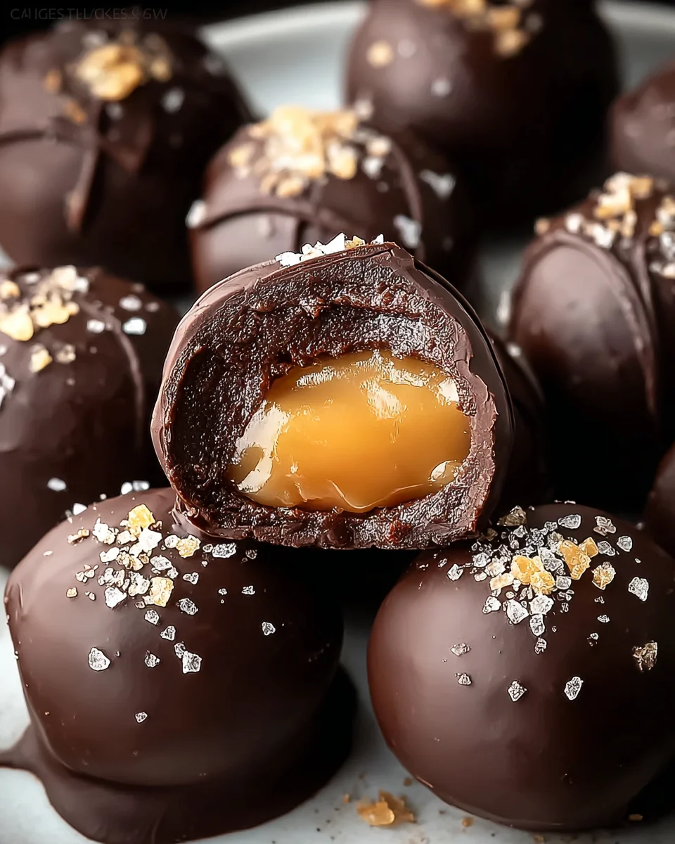 Salted Caramel Truffles 17 Salted