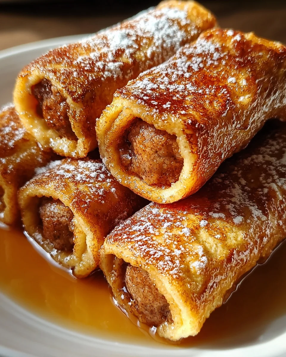 Sausage French Toast Roll-Ups Recipe
