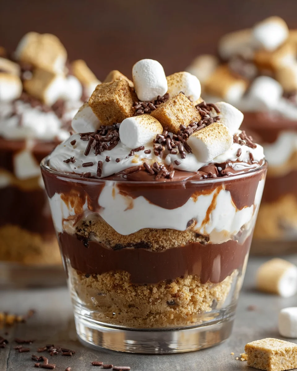 Smores Pudding Cups