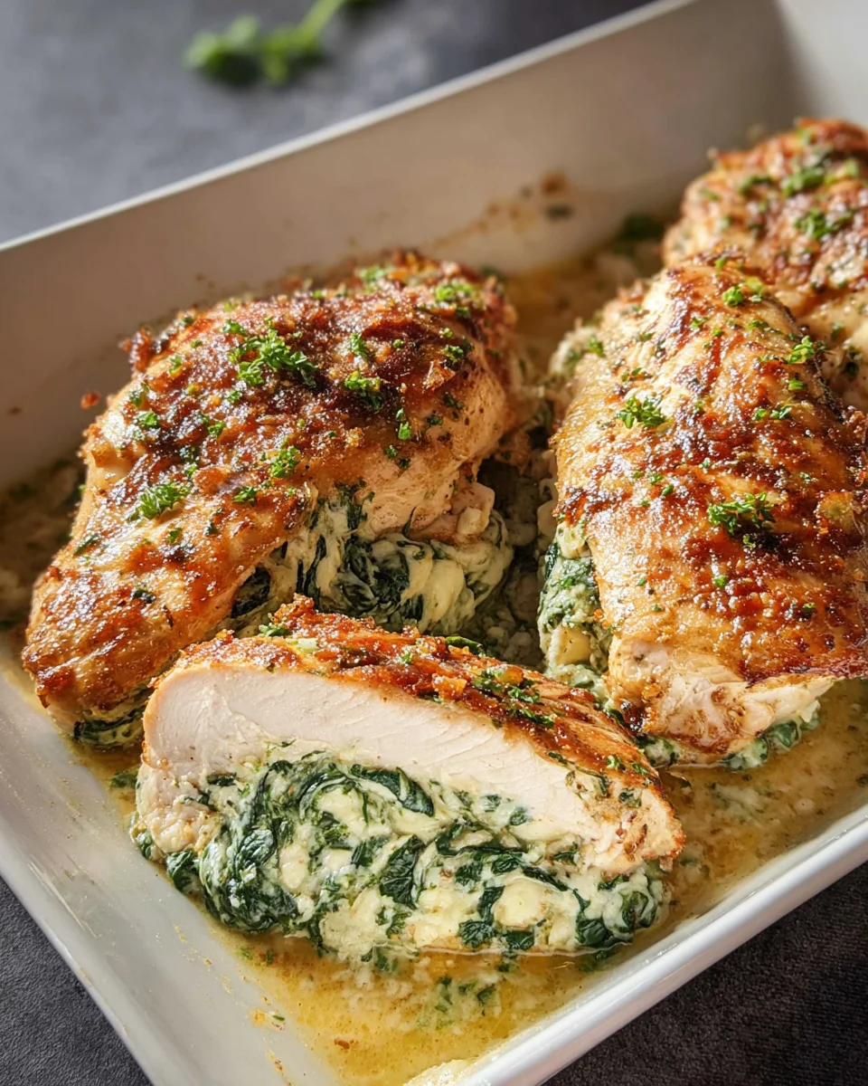 Spinach Stuffed Chicken Fillets 23 Spinach