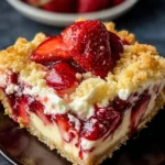 Strawberry Cheesecake Dump Cake