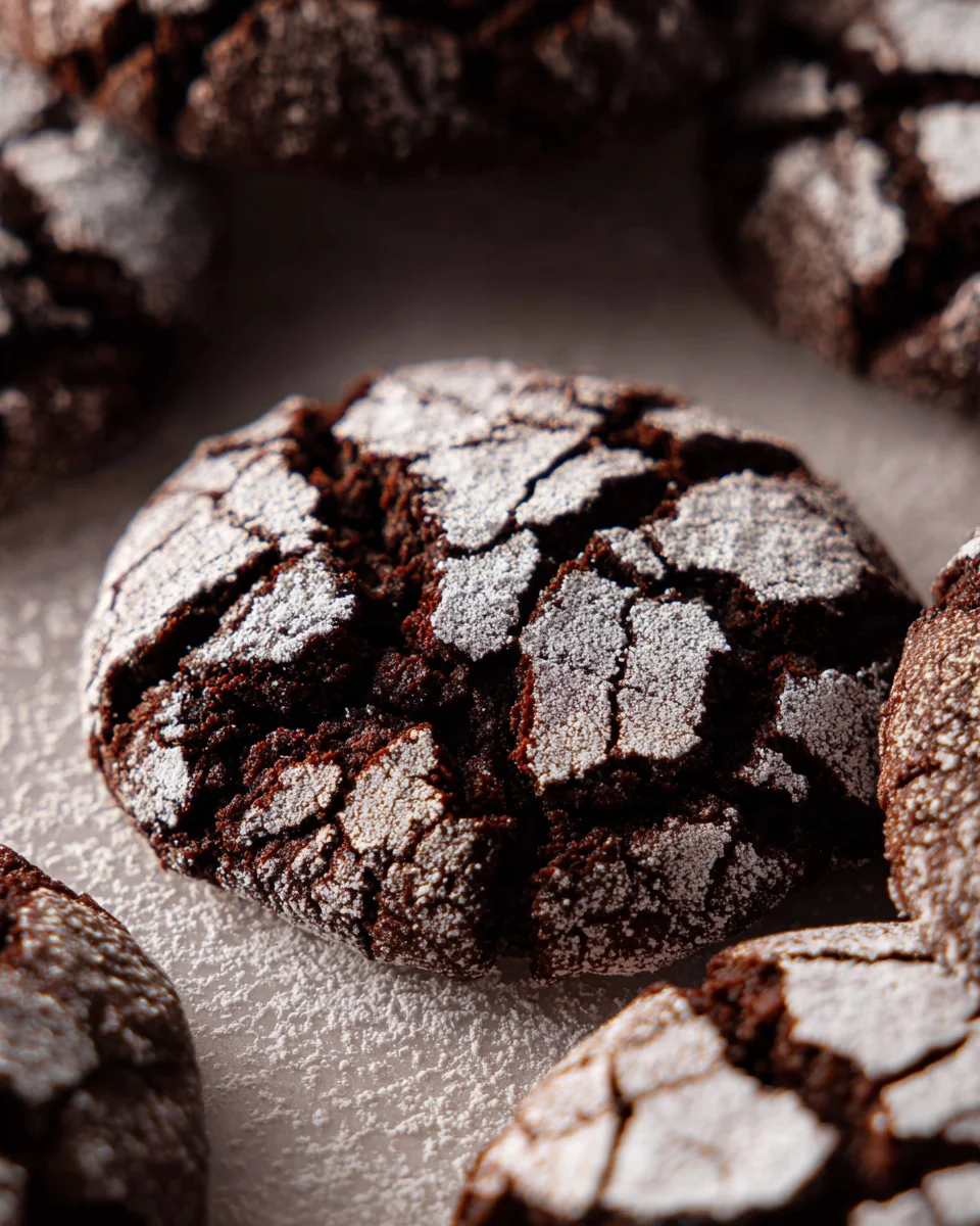 The BEST Chocolate Crinkle Cookies Recipe