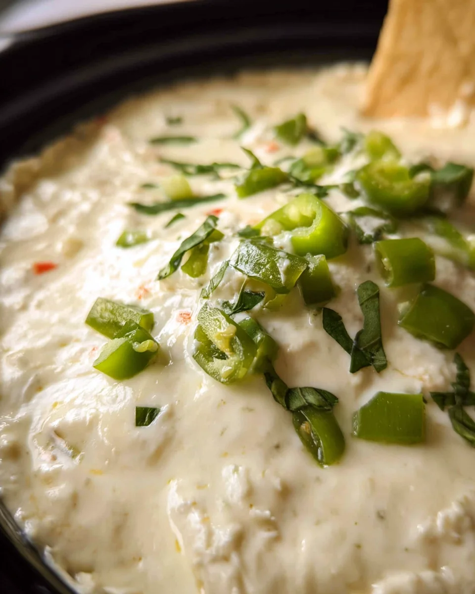 The Best Crock pot White Cheese Dip Recipe