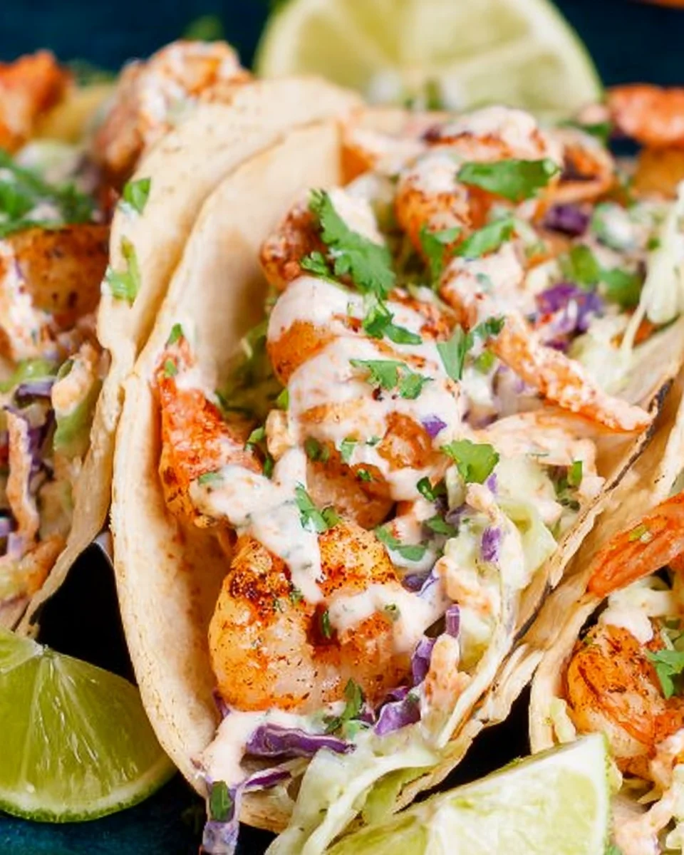 15 Minute Easy Shrimp Tacos Recipe