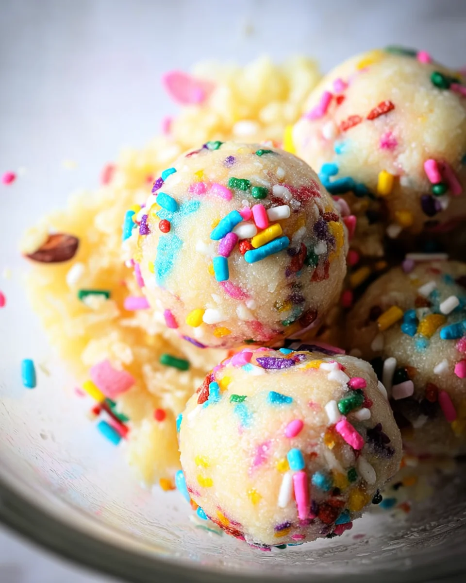 Applesauce Birthday Cake Protein Balls 15 Applesauce
