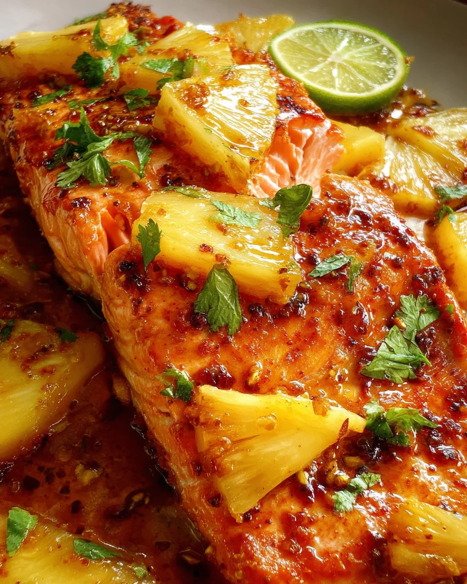Baked Pineapple Salmon 21 Baked